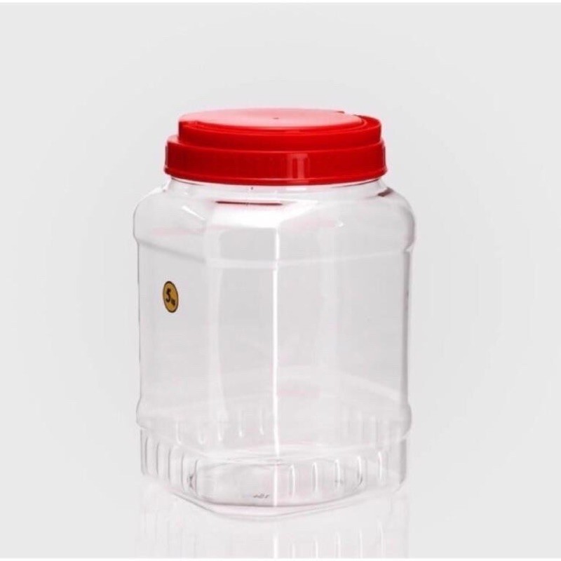 Hũ keo nhựa bát giác nắp quai Duy tân 3kg - 10kg