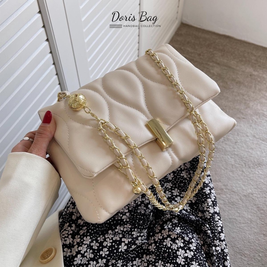 Túi xách đeo chéo nữ, túi kẹp nách đeo vai công sở thời trang