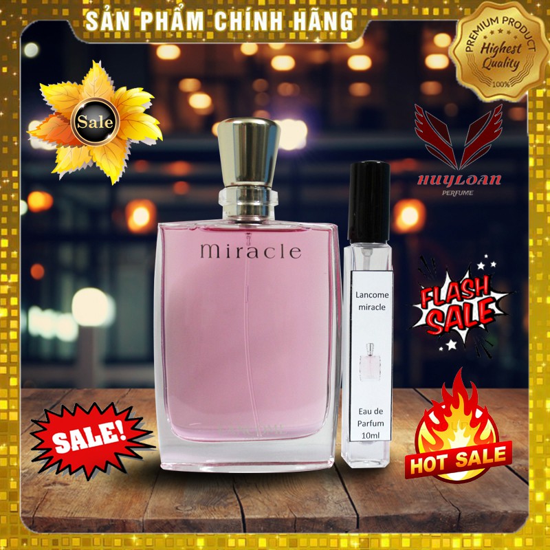 Nước hoa mini Lancome Miracle edp Authentic - Vẻ đẹp kỳ diệu