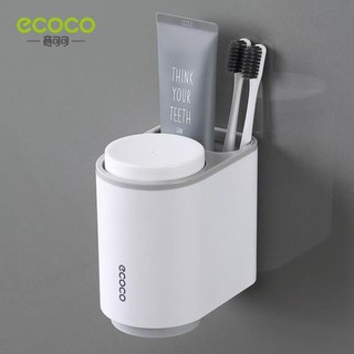 Kệ đựng cốc và bàn trải đánh răng ECOCO 1905 Hàng nhập khẩu