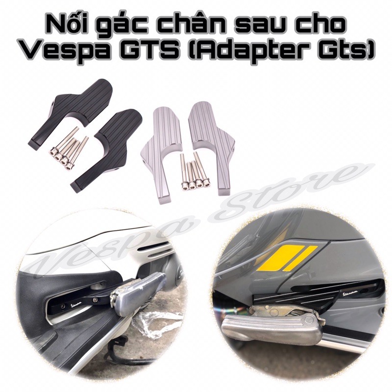 Nối dài gác chân cho Vespa GTS (Footrest Adapter)