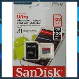 Thẻ nhớ Micro SD Scandisk 32Gb/64Gb/128GB class 10 -80Mb (BH 5 năm)