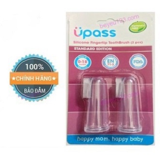 Bộ 2 rơ lưỡi xỏ ngón Silicone UPASS siêu mềm cho bé UP4002C