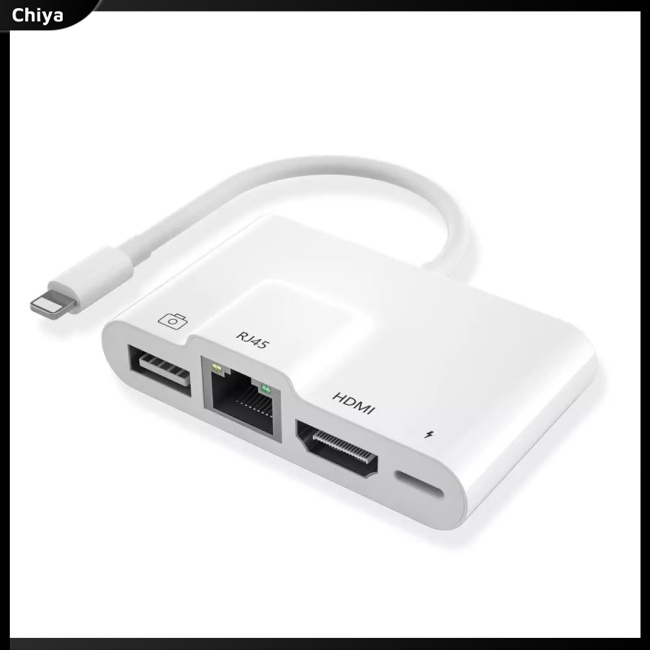 Cáp Chuyển Đổi Hdmi 4 Trong 1 1080p Hd 10mbps / 100mbps Cho Iphone Ipad Tablet