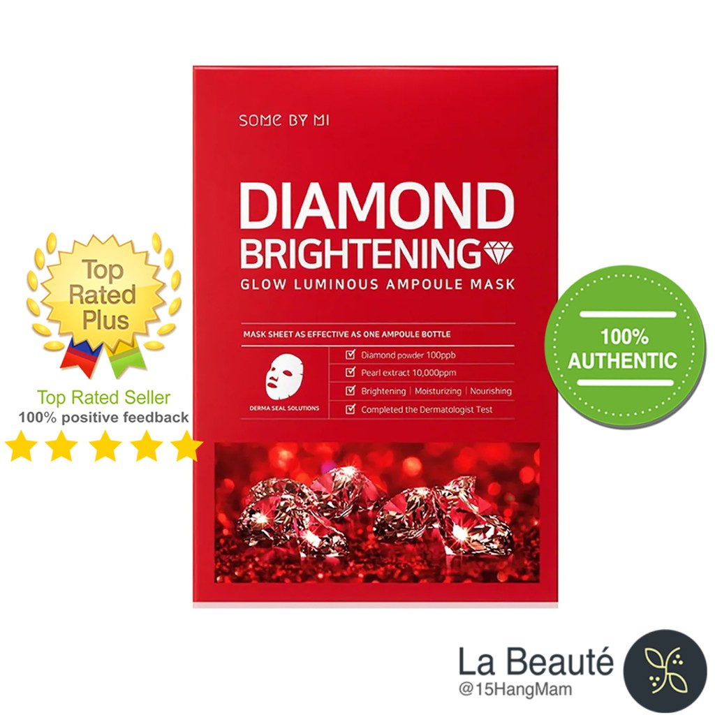 [Hàng Công Ty] Mặt Nạ Làm Sáng Da - Some By Mi Diamond Brightening Sheet Mask