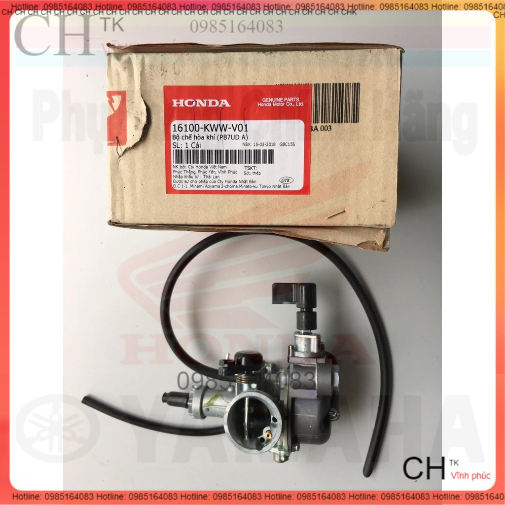 chế hòa khí xe máy wave s110 -Chính Hãng