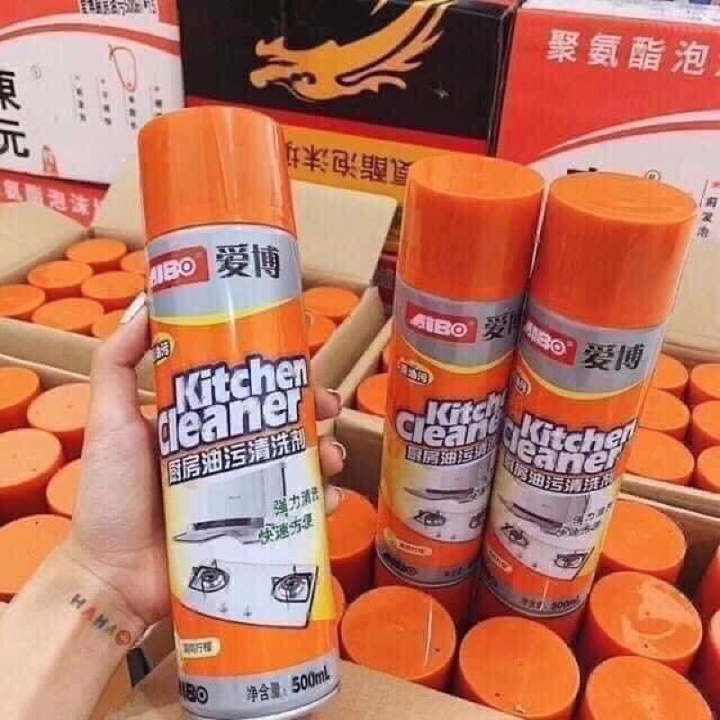 XỊT BẾP KITCHEN CLEAN VÀNG CAM