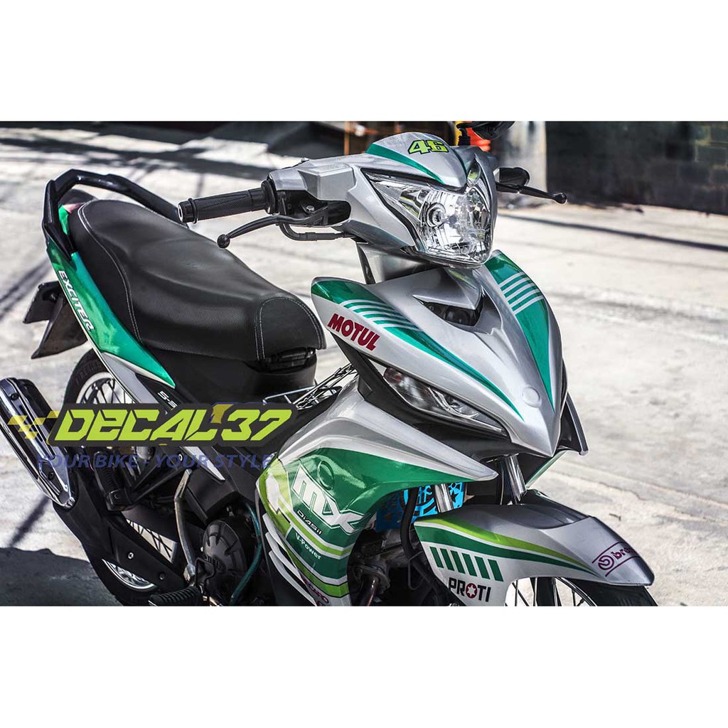 Tem Trùm Exciter 135 MX king Xanh Lá