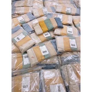 Set 5 khăn mặt sợi tre organic xuất hàn