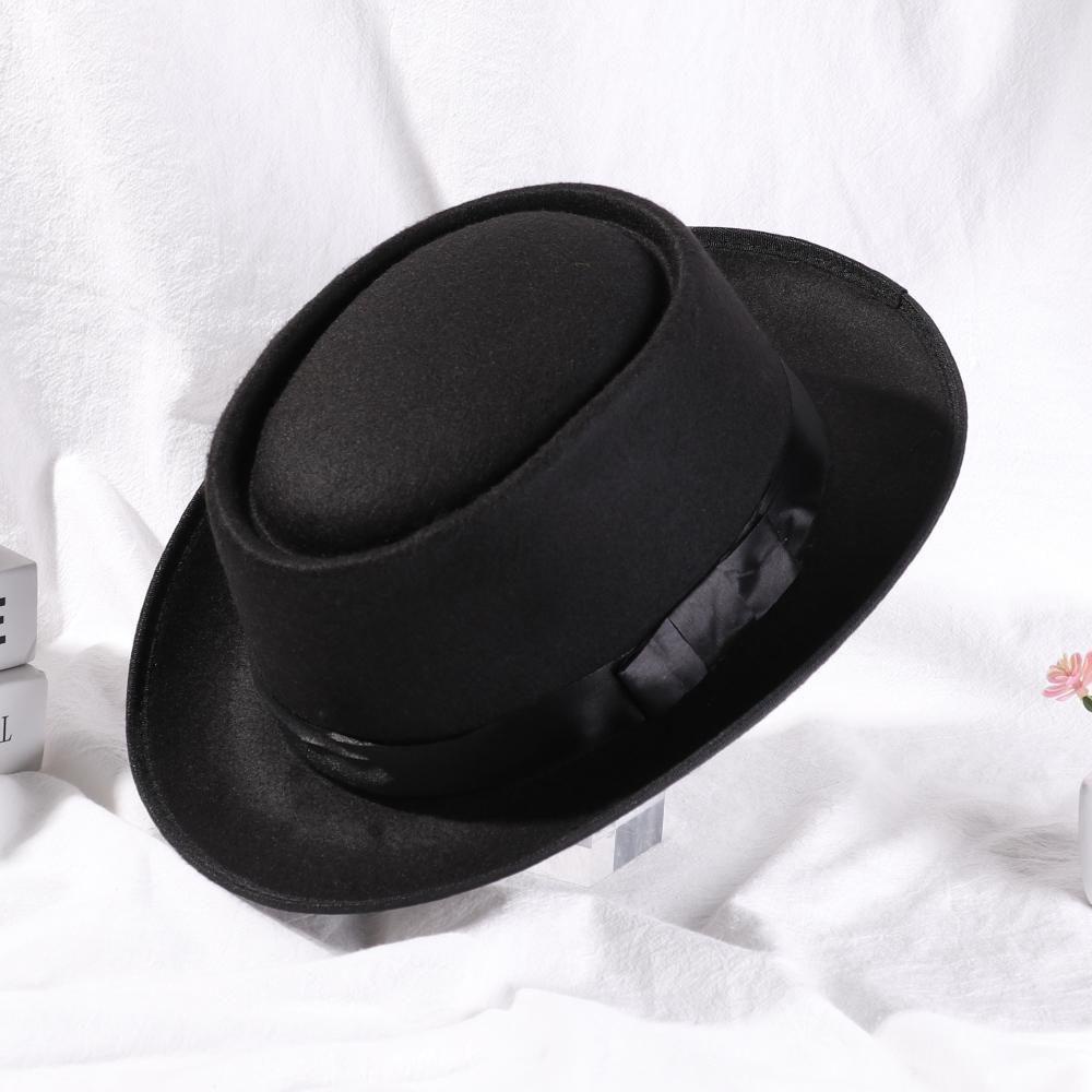 Mũ Fedora Vải Len Vành Rộng Phong Cách Cao Bồi Thời Trang Biểu Diễn Sân Khấu