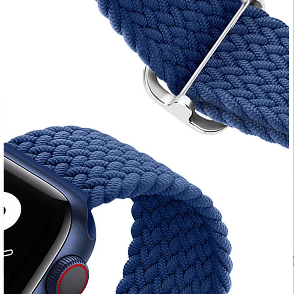 Dây Đeo Đồng Hồ Bằng Nylon Co Giãn Cho iwatch7 Series 6 / 5 / 4 / 3 / SE 41mm45mm 40mm44mm 6 5 4 SE