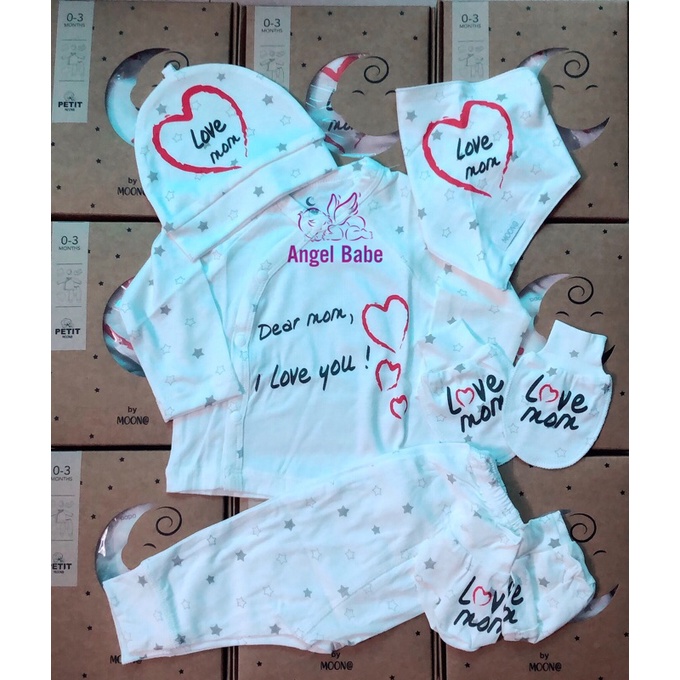 Combo sơ sinh 6 món Moon