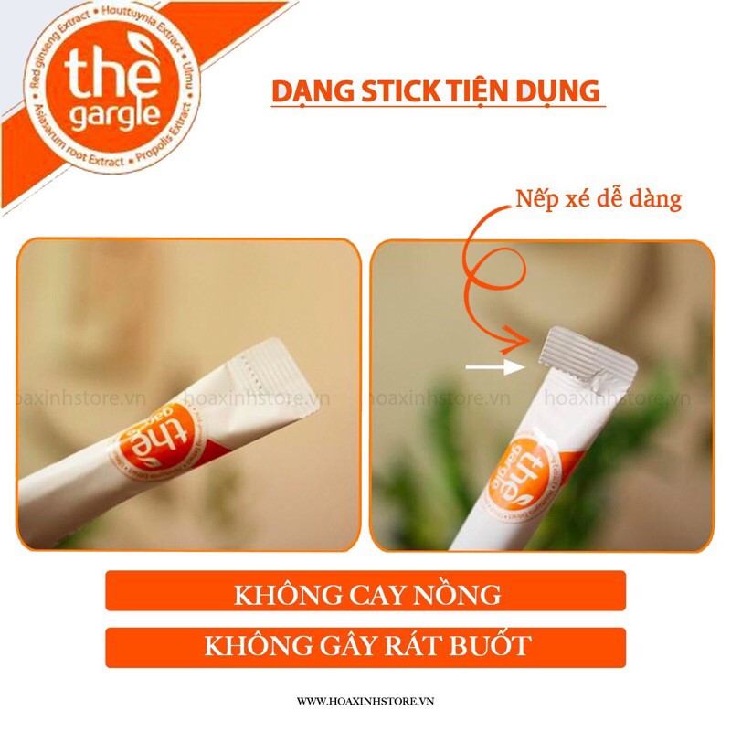 Nước Súc Miệng Thảo Mộc Nhân Sâm THE GARGLE (Dạng stick) Thơm Miệng Và Loại Bỏ Mảng Bám