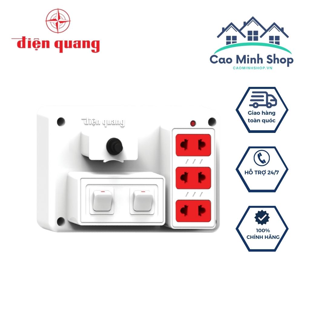 Bảng điện nổi V2 Điện Quang ĐQ FEP 32W 02S chịu tải cao, tự ngắt khi quá tải, chống cháy, cao cấp - Cao Minh Shop