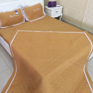 Set chăn ga gối satin xoa 4 món