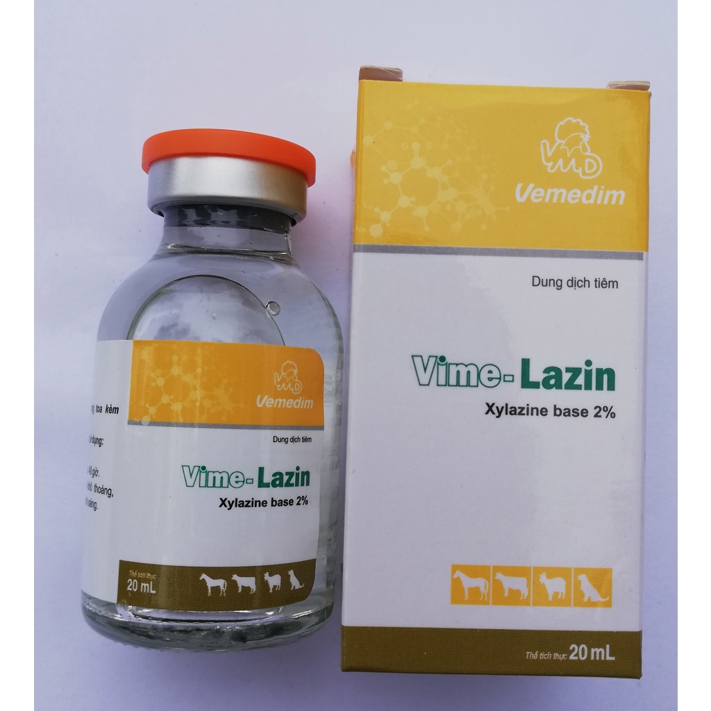 1 lo Vime-Lazin 20ml Chuyên dùng cho lợn nái cắn con, An th-ầ-n cho gia súc, chó, mèo