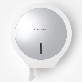 Hộp đựng giấy vệ sinh cuận lớn: interhasa :HSD-A 1008 Ghi.