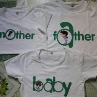 Combo 3 Áo gia đình father.mother.baby