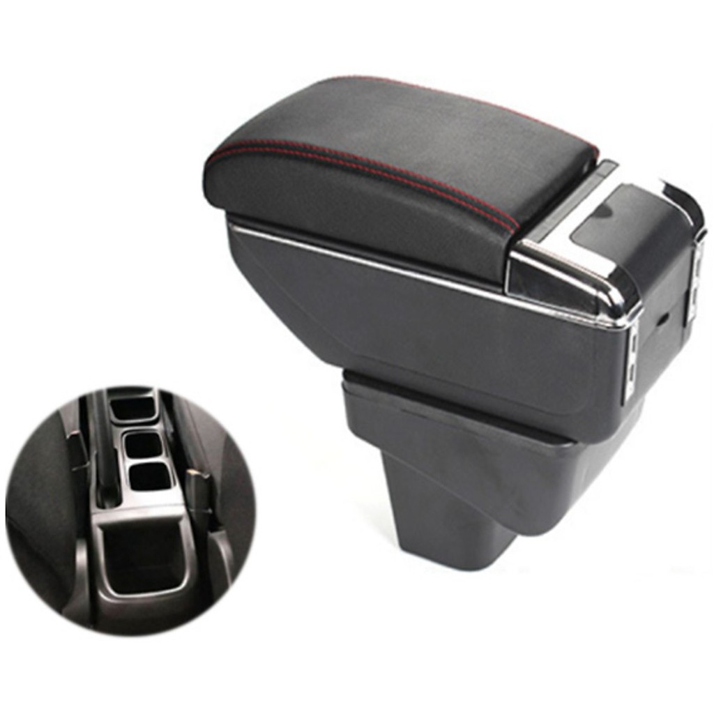 Hộp tỳ tay xe ô tô SUZUKI VITARA - BỌC DA CAO CẤP - 7 CỔNG USB - NHIỀU MÀU