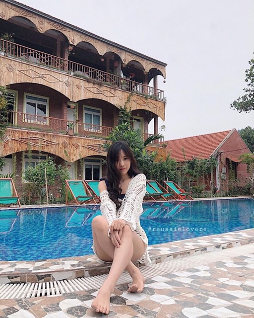 𝑹𝑬𝑼𝑺𝑺𝑰𝑬 𝑩𝑰𝑲𝑰𝑵𝑰 Áo lưới/ áo choàng phong cách Hàn Quốc #reussieaoluoi | BigBuy360 - bigbuy360.vn