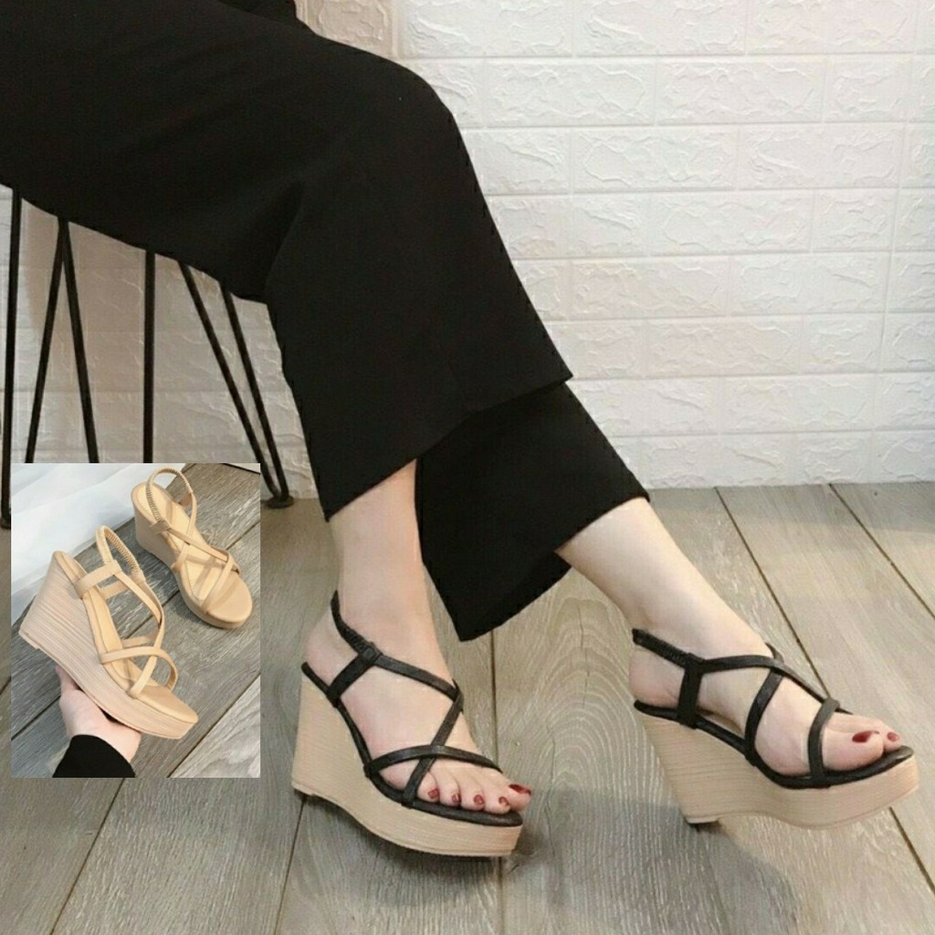 SANDAL ĐẾ XUỒNG 7CM X3DX3 - ĐẾ CAO SU TỔNG HƠP SIÊU NHẸ CHẮC CHĂN - HÀNG VIET NAM CAO CẤP