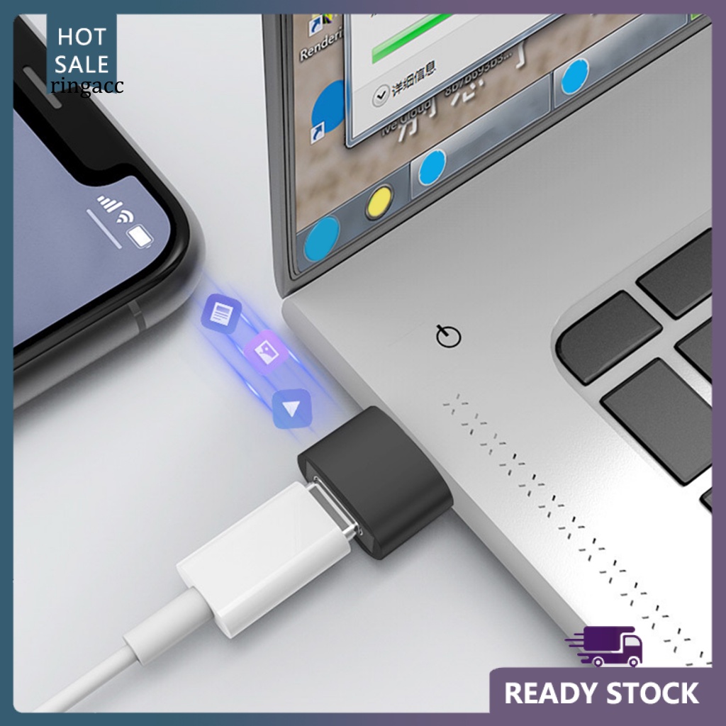 Đầu Chuyển Đổi RGA Micro USB OTG USB Type-C OTG Tốc Độ Cao Cho Laptop/Máy Tính