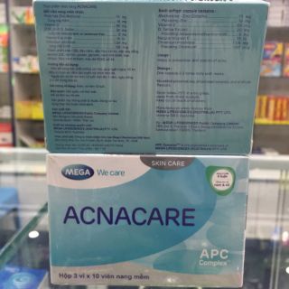 Acnacare viên hỗ trợ trị mụn