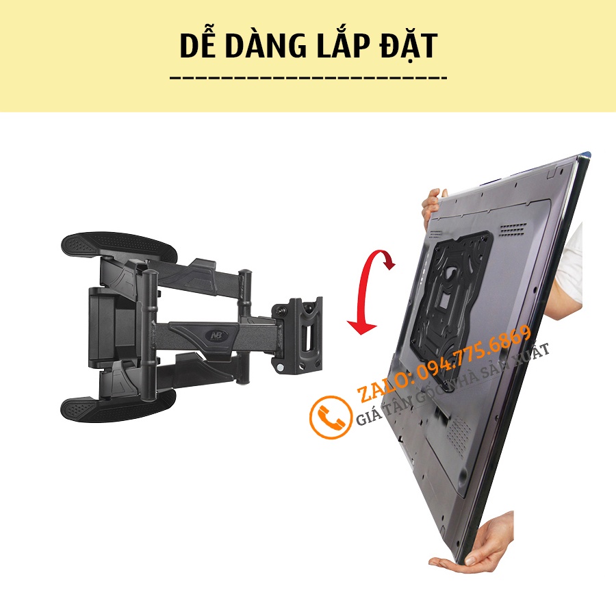 P5 / Giá treo TIVI NB P5 xoay đa năng/ Giá treo màn hình 32 - 70inch - Chính hãng NorthBayou [ Gọn Gàng Hơn NB P6]