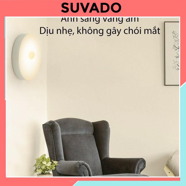 Đèn LED cảm ứng không dây thông minh dán tường tủ bếp cầu thang pin sạc USB ddenf led Light 002 SUVADO