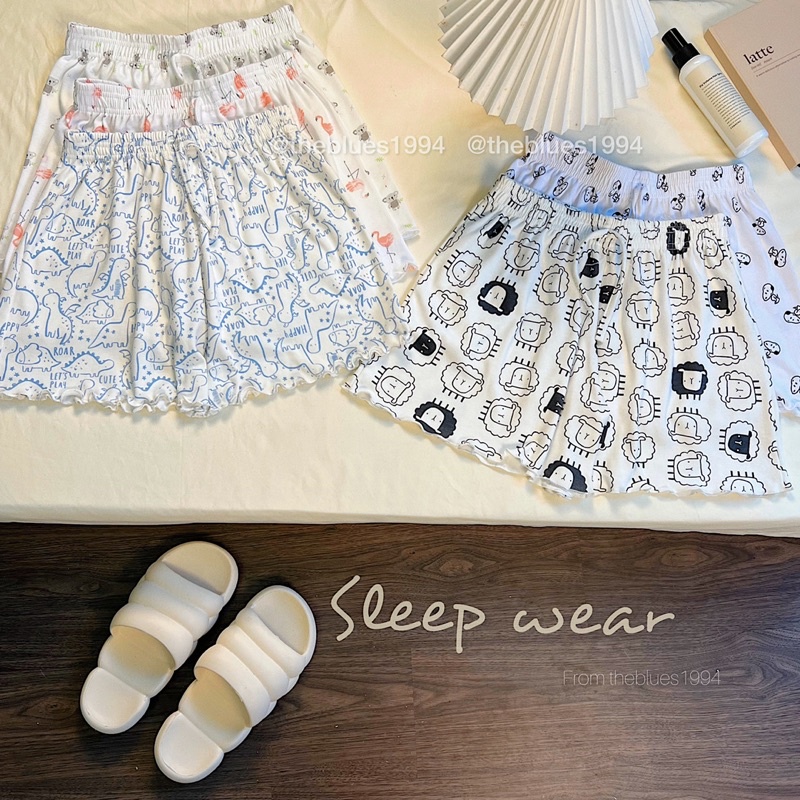 Quần Đùi Ngủ, Quần Ngủ Nữ Thái Lan Cotton Nhiều Hình