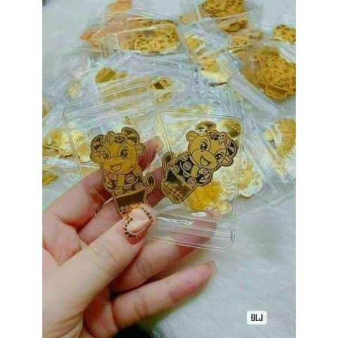 combo 2 Miếng dán Trâu vàng tài lộc