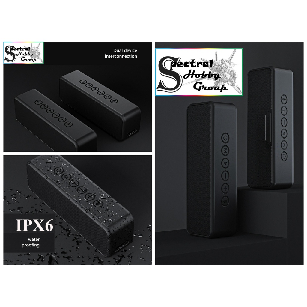 Loa Bluetooth Không Dây German Bogasing M6 3D Heavy Extra Bass âm thanh nổi 30W TWS Dual Connect chống nước IPX7