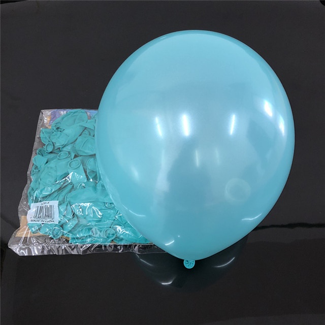 Set 10 Bong Bóng 10 Inch Đính Ngọc Trai Trang Trí Tiệc