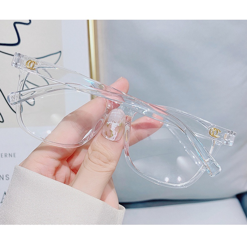 【0-600°】【Hàng Có Sẵn】Kính Cận Gọng Nhựa Chống Bức Xạ Ánh Sáng Xanh Dương Cho Nam Và Nữ