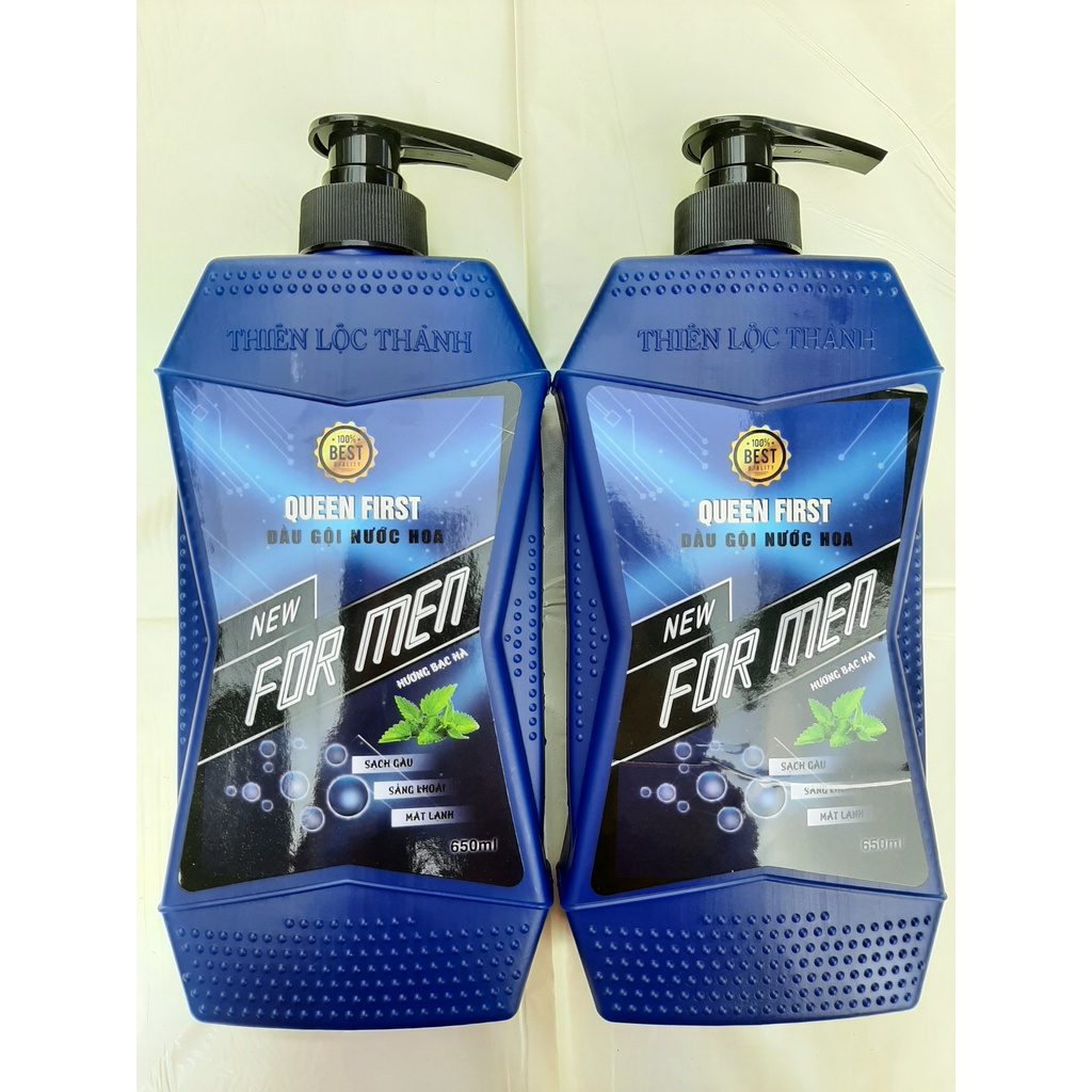 Dầu Gội Đầu Nam Hương Bạc Hà FOR MEN 650ml Sạch Gàu Mát Lạnh