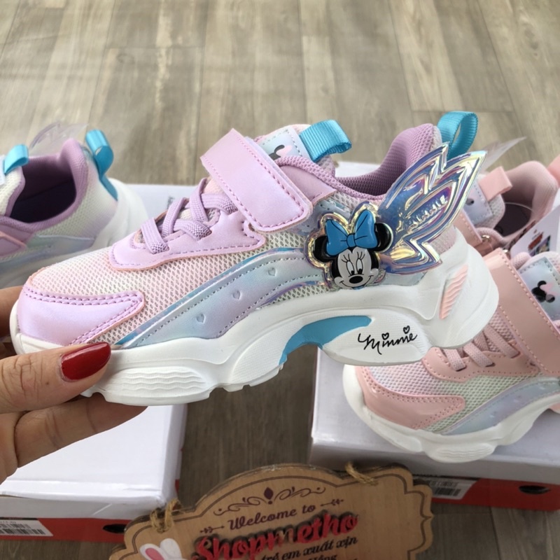 Giày thể thao bé gái Mickey Muose nhẹ mềm
