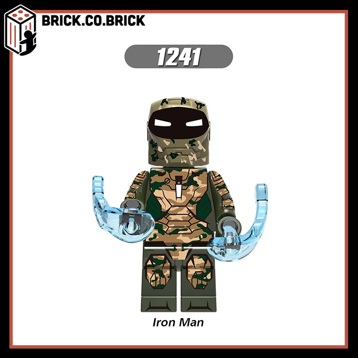 Siêu anh hùng Người Sắt Giáp Xịn Đồ Chơi Super Hero Mô hình Lắp ráp Minifigure Marvel X0255