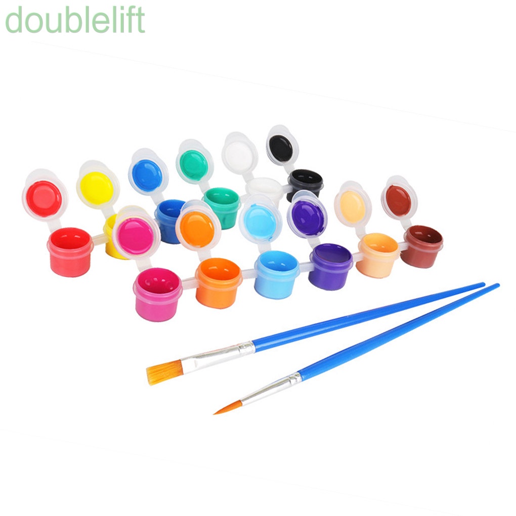 Set 12 cọ vẽ màu nước 12 màu cho bé