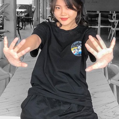 Áo thun tay lỡ apollo phi hành gia Sges dáng rộng cá tính | BigBuy360 - bigbuy360.vn