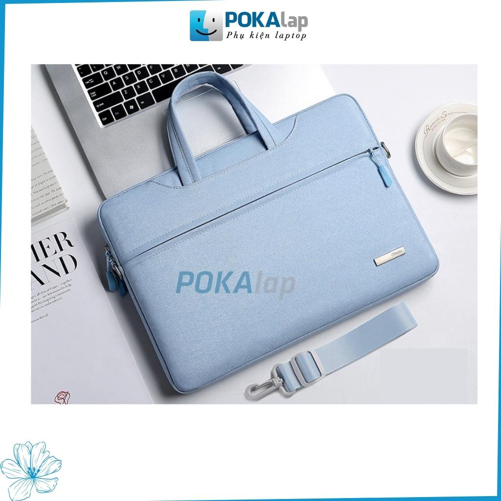 Túi chống sốc laptop cao cấp POKA62 chống nước, nhiều màu thời trang cho nam nữ văn phòng13 inch 14 inch 15,6 inch