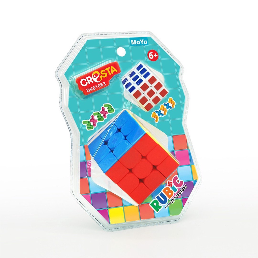 Đồ Chơi Duka: Rubik 3x3x3 (kèm rubik nhỏ 3x3x3) DK81083