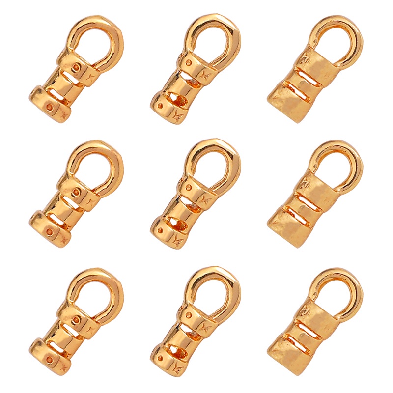 Mặt trang sức Beadia bằng đồng mạ vàng 18K dùng làm vòng cổ/vòng tay lắc chân