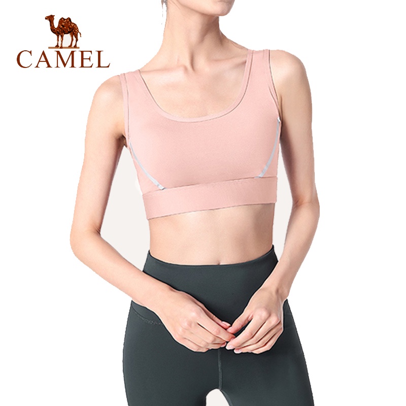 Áo ngực thể thao Camel chống sốc thời trang dành cho nữ tập yoga