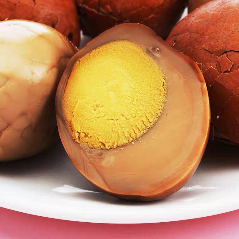 Trứng gà muối xì dầu ngon hấp dẫn/Trứng muối xì dầu ăn liên