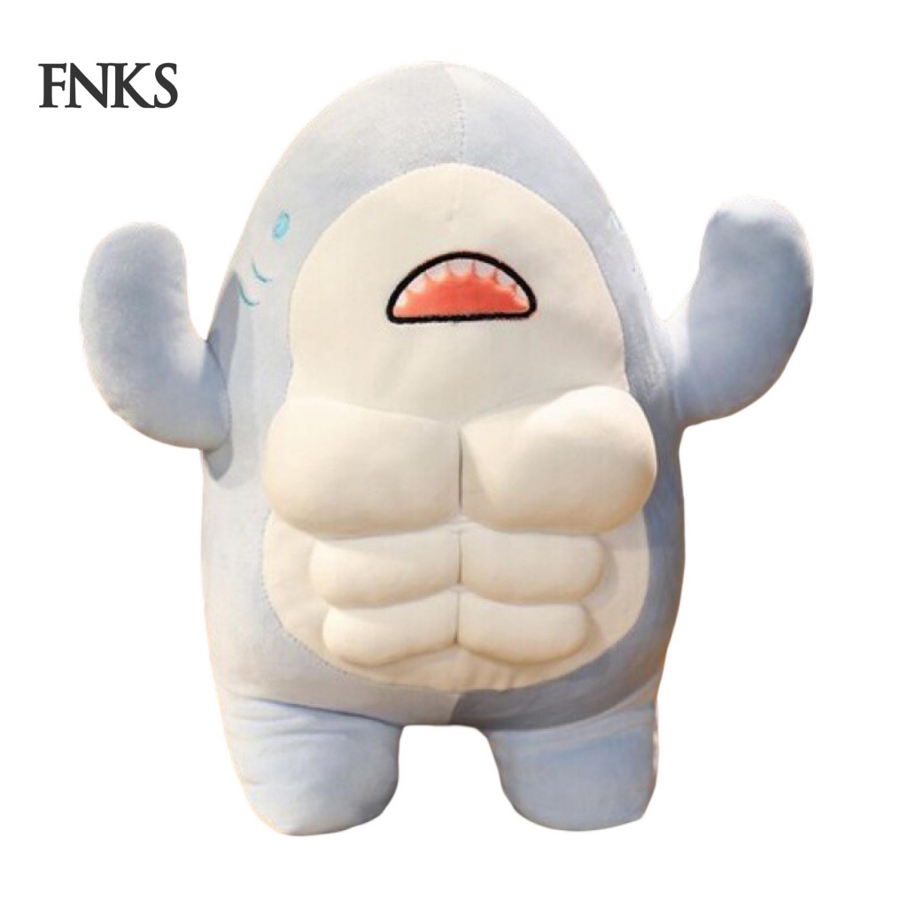 Cá Mập Nhồi Bông Trang Trí Gối Sofa Phòng Ngủ