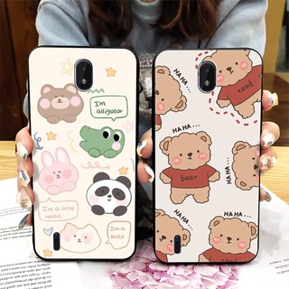Ốp điện thoại tpu dẻo họa tiết hoạt hình dễ thương chống thấm nước/ bụi bẩn siêu bền cho nokia c01 plus