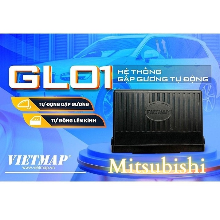 VIETMAP GL01 - Bộ điều khiển gương gập tích hợp nâng hạ kính tự động cắm giắc zin cho Mitsubishi Outlander 2020