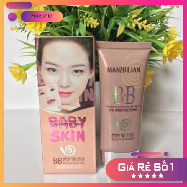 Kem Nền BB Baby Skin Tinh Chất Ốc Sên lên tông trắng mịn dùng được cho da mụn , da nhạy cảm | BigBuy360 - bigbuy360.vn