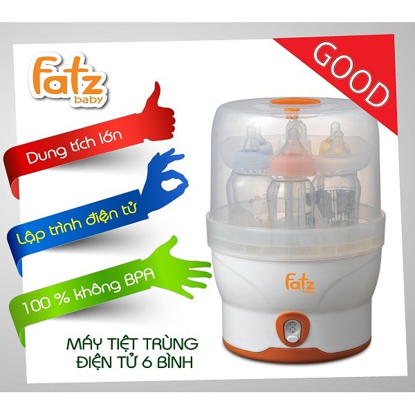 Máy tiệt trùng bình sữa siêu tốc FatzBaby FB4028SL