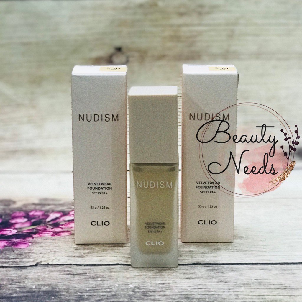 Kem Nền Clio Nudism Velvetwear Foundation